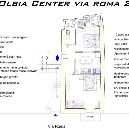 Apartament Center Via Roma 22